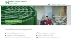 Desktop Screenshot of ondernemersklankbord.nl